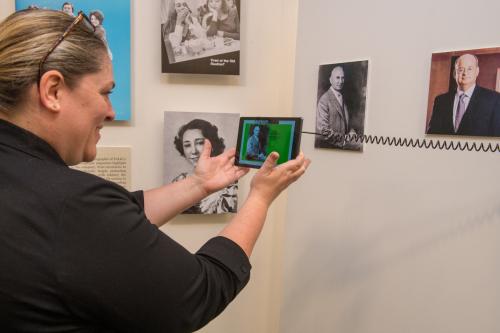 Augmented reality app in Pan-American Life in New Orleans Exhibit