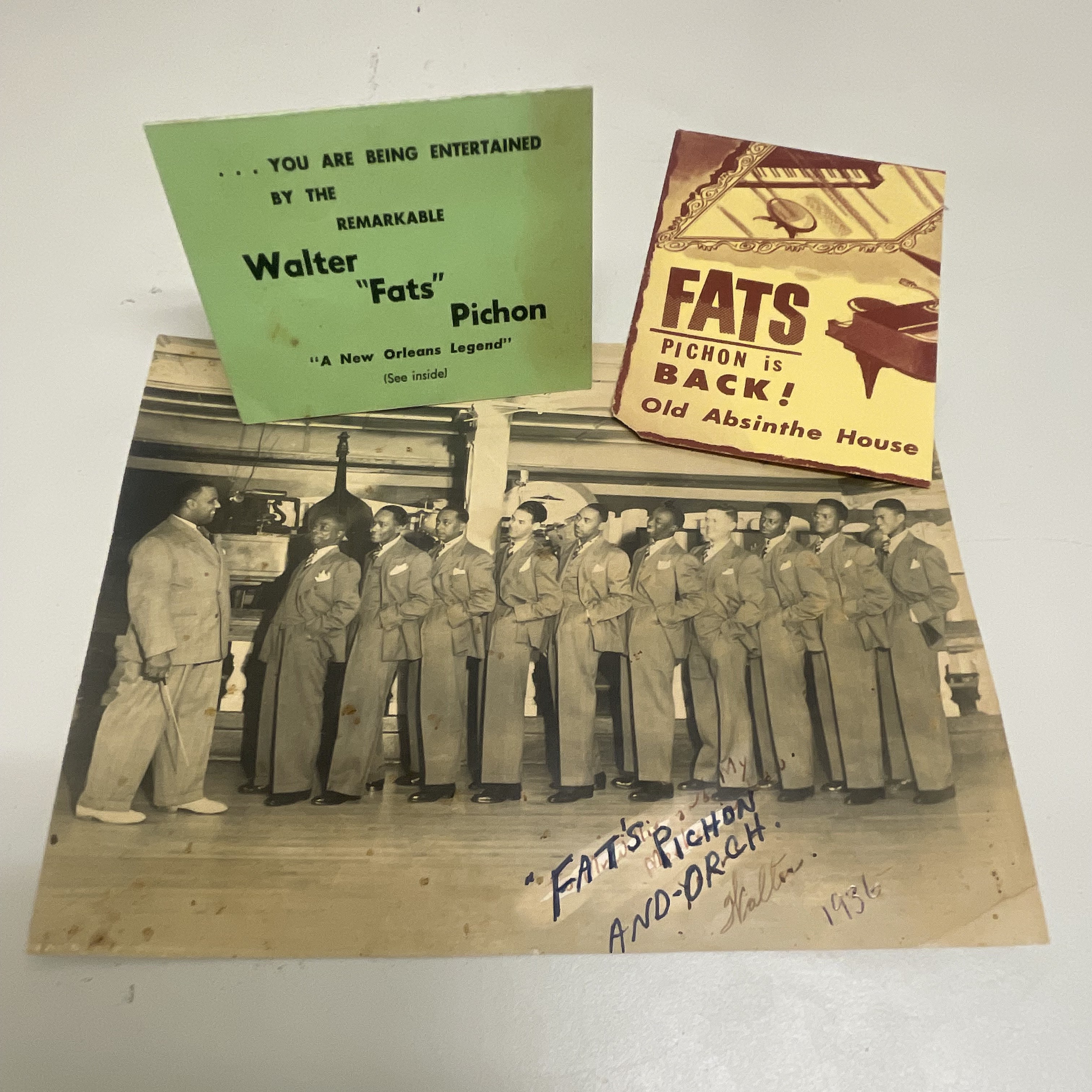 Materials from the Walter “Fats” Pichon collection, Tulane University Special Collections.