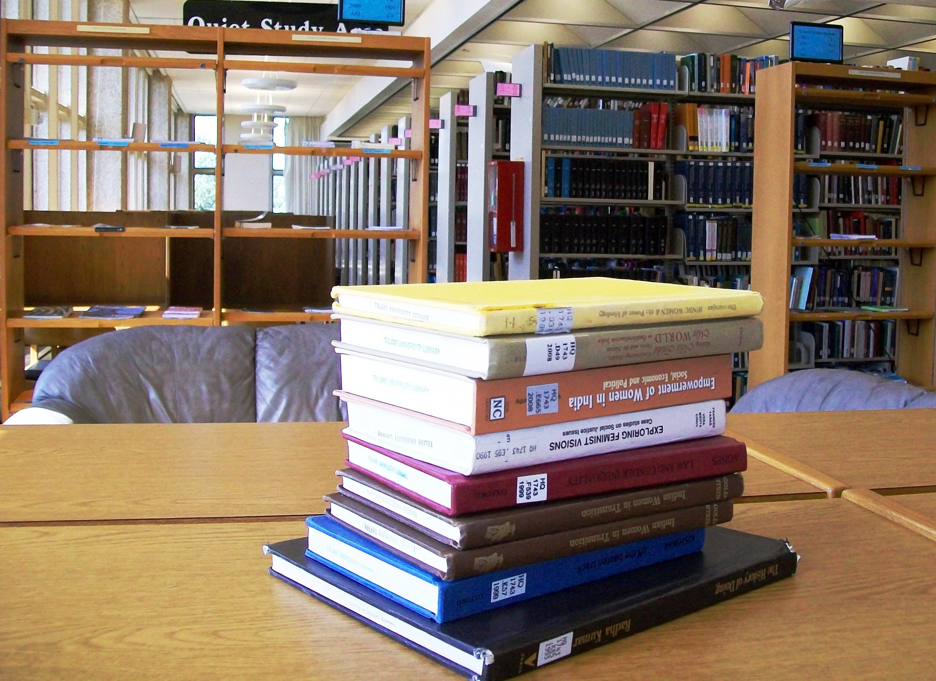 Photo: Books in the General Stacks