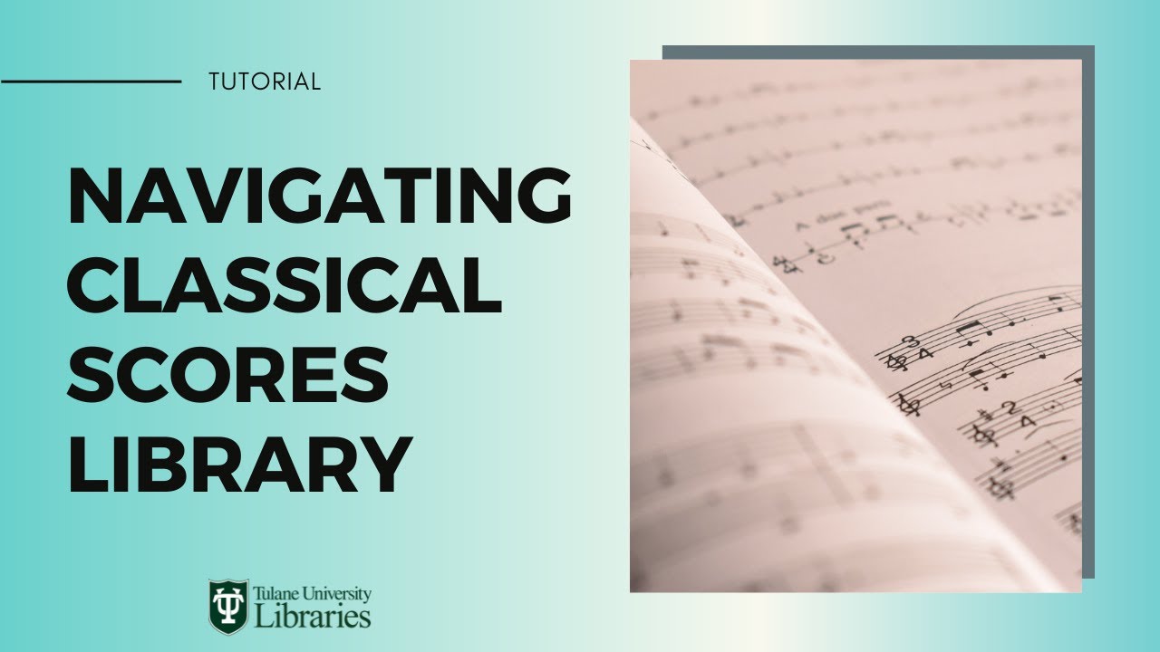"Video entitled Navigating Classical Scores Library"