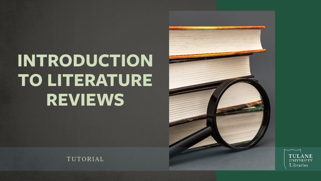 "Video entitled Introduction of Literature Reviews"