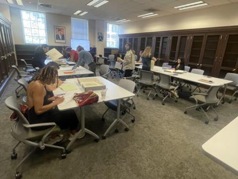 Attendees at In the Archives workshop