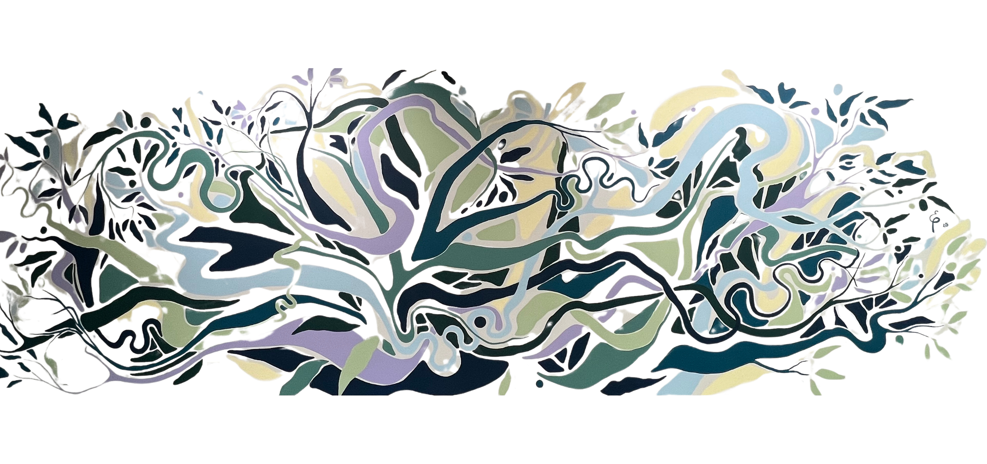 branches and bends art display