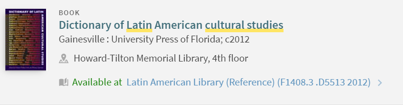 Latin American Library (Reference)
